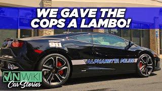 We gave the cops a Lambo