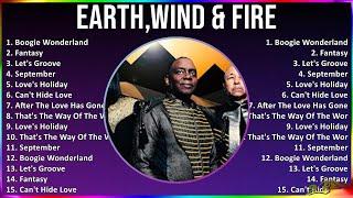 EarthWind & Fire 2024 MIX Playlist - Boogie Wonderland Fantasy Lets Groove September