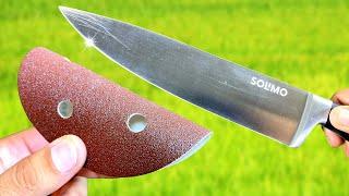 Knife Like Razor Sharp  Sharpen Your Knife in 2 Minutes With This Tool