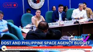 Senate Hearing on DOST and Philippine Space Agency 2025 Proposed Budget