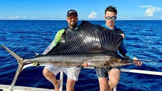 We Caught Giant Sailfish with Delimine @DeliMiNe