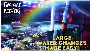 Large Water Changes Made Easy - Using a Pump From IBC to Tank