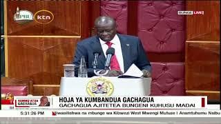 Gachagua Impeachment DP Rigathi Gachaguas Full Defence At The National Assembly