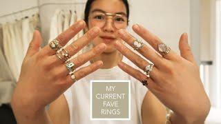 EVERYDAY JEWELRY  UPDATED RING COLLECTION  My Most Worn Rings & How I Style Them