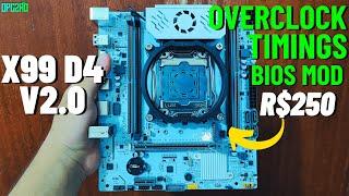 OVERLOCK NA QIYIDA X99 D4 BRANCA? XEON 1660V3 4.3GHZ TIMINGS E TESTE EM JOGOS