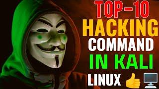 TOP 10 Hacker Commands in Kali Linux  #hacking  Jawlaya