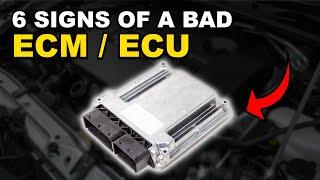 6 Symptoms Of A Bad Engine Control Module Or Unit ECU & DIY Fixes