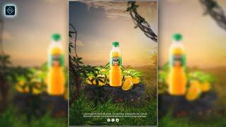 Product Manipulation Banner Design Tutorial in Photoshop