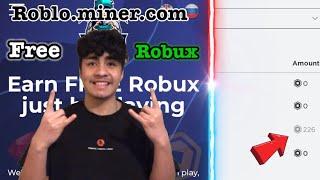 How To Get Free Robux Fast On RobloMiner.com