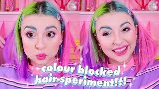  WEIRD NEON HAIR DYEING EXPERIMENT & TRANSFORMATION 