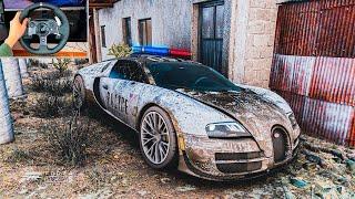 Restore - Police Bugatti Veyron + Chase  Forza Horizon 5  Logitech G920 Gameplay  4K 60FPS