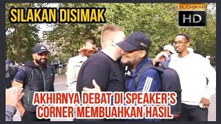 Dia masuk Islam Shahadah bersama Hashim Speakers Corner Hyde Park LONDON SUB INDO