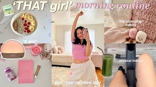 trying the viral THAT GIRL morning routine  *life changing*