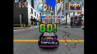 Daytona USA 2 Battle on the Edge SEGA 1998 - Long course