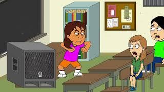 Dora Acts toxic and Misbehaves in her classGrounded