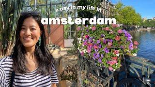 A DAY IN MY LIFE IN AMSTERDAM VLOG  discover new places with me