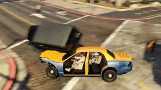 In traffic at a speed of 9999999 can a cab take passengers to their destination?  - GTA5