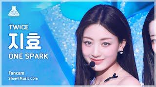 예능연구소 TWICE JIHYO - ONE SPARK FanCam  Show MusicCore  MBC240302onair