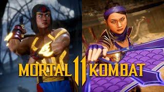 Mortal Kombat 11 - Intros in New Osh Tekk and Purple Kombat League Skins