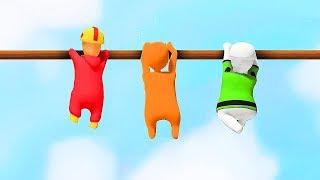 ПЛАСТИЛИНОВЫЙ ГЕРОЙ НА ВЫСОТЕ БОЛЕЕ 1000 МЕТРОВ - СКИЛЛ ТЕСТ В HUMAN FALL FLAT ХЬЮМАН ФОЛ ФЛЭТ