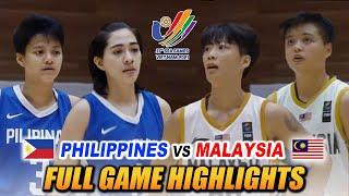 SEA GAMES Gilas Pilipinas Women CRAZY GAME vs Malaysia  FULL GAME HIGHLIGHTS  MAY 22 2022