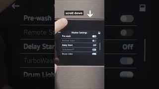 LG Washtower Touch Screen - Changing Cycles #lg #appliances #technology
