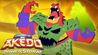 Dino Rage Rampage  AKEDO Powerstorm  Cartoons for Kids  WildBrain Superheroes