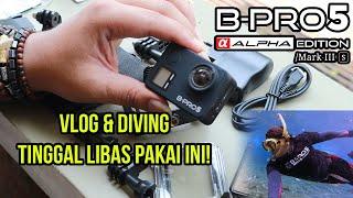 Action Cam Terbaik Cocok Buat Pemula Vlog Diving - Bpro 5 Alpha Edition Mark IIIs AE3S Black EIS