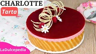 Tarta CHARLOTTE de frambuesa o CARLOTA  Ideal para fiestas y cumpleaños