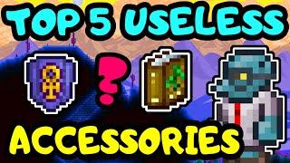 TOP 5 USELESS ACCESSORIES IN TERRARIA 1.4 Terraria 1.4 Journeys End Worst Accessory Ranking