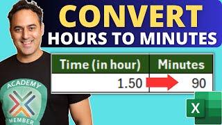 How to Convert Hours to Minutes in Microsoft Excel