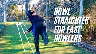 Part 1 - How to Bowl Straighter for Fast Bowlers Cricket Bowling Tips