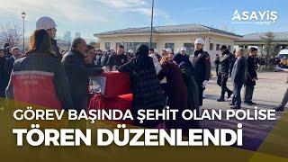 GENEL - Görev Başında Şehit Olan Polis Hüzünlü Bir Törenle Son Yolculuğuna Uğurlandı