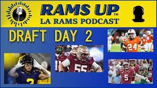 Rams Up Draft Day 2 Recap Rams select Braden Fiske Blake Corum and Kamren Kinchens