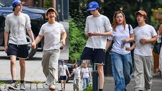 Finn Wolfhard And Gaten Matarazzo Holding Hands As They Go House Hunting With Gaten Girlfriend