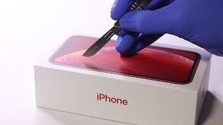 iPhone XR Unboxing RED EDITION  ASMR 