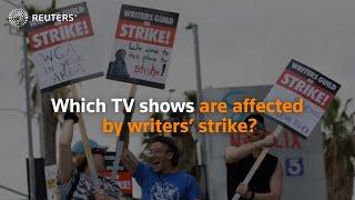 Which TV shows are affected by writers’ strike?