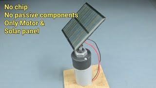 Worlds Simplest Solar Tracker  No Passive Components Needed