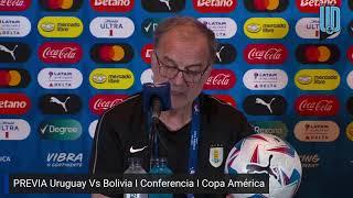 Marcelo Bielsa y Rodrigo Bentancur I PREVIA Uruguay Vs Bolivia I Conferencia I Copa América