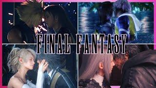 FINAL FANTASY Every KISS scene of their Main Characters.