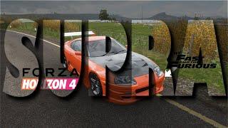 TOYOTA SUPRA RZ 1181 - Forza Horizon4 PC Gameplay Drag Mode - Fast&Furious