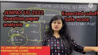 JENPAS UG 2022 Question paper analysis Expected Cutoff ResultsJenpas UG 2022 cut offJenpas ug