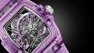 HUBLOT - SPIRIT OF BIG BANG TOURBILLON 5-DAY POWER RESERVE PURPLE SAPPHIRE 42MM