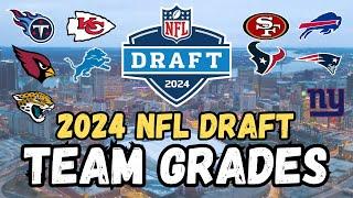 2024 NFL Draft GRADES For ALL 32 NFL Teams  STEELERS WIN BIG