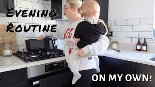 SOLO EVENING ROUTINE OF A MUM  MOM WITH 2 KIDS ALONE  BEDTIME ROUTINE