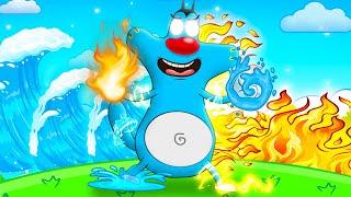 Roblox Oggy Become Elemental God With Jack