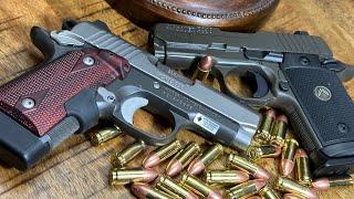 Sig P938 vs Kimber Micro 9  - Battle of the Mini 1911’s.