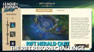 Rift Herald Quiz Answer  Wild Rift