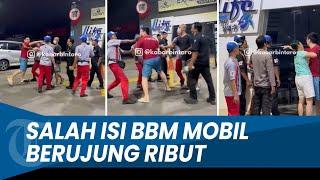 CEKCOK Pengendara Mobil dengan Petugas SPBU di Bintaro Diduga Salah Isi BBM