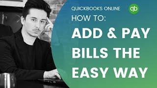 How to add and pay bills in QuickBooks Online